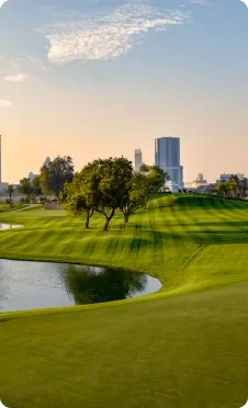 Artificial pool in Golf links