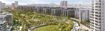 Dubai hills estate Community skyline