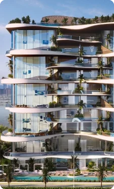 residential tower at palm jumeirah