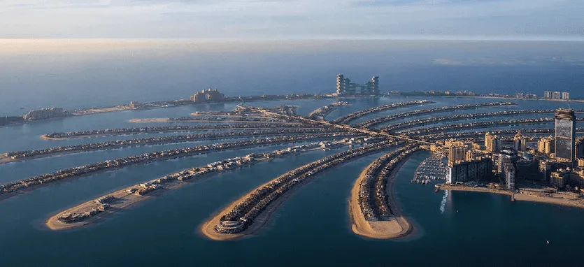 Palm jebel ali view