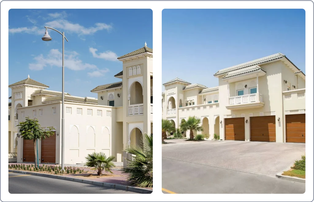 Sizes of 4 Bedroom Townhouses in Al Furjan