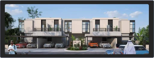 Types and Sizes of Townhouses in Murooj Al Furjan West - 3BR