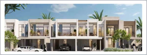 view of 3 bedroom townhouse in emaar south