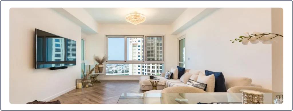 A n elegant room with facilities in marina residences